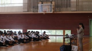 人権教育講話（１年）がありました
