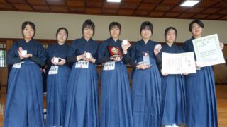 弓道部:西日本大会 優勝